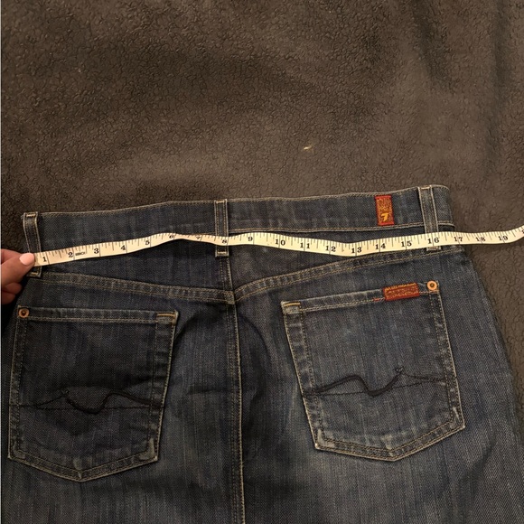 Seven for all mankind denim skirt - Picture 4 of 5